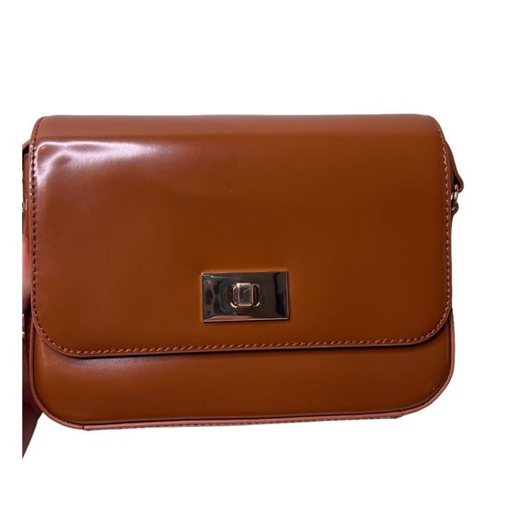 COPY - J.Crew Womens $198 Edie Italian Leather Bag Glazed Pecan BP508 Purse - Picture 3 of 10